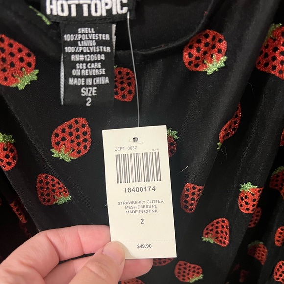 Hot topic NWT strawberry dress - Picture 3 of 3